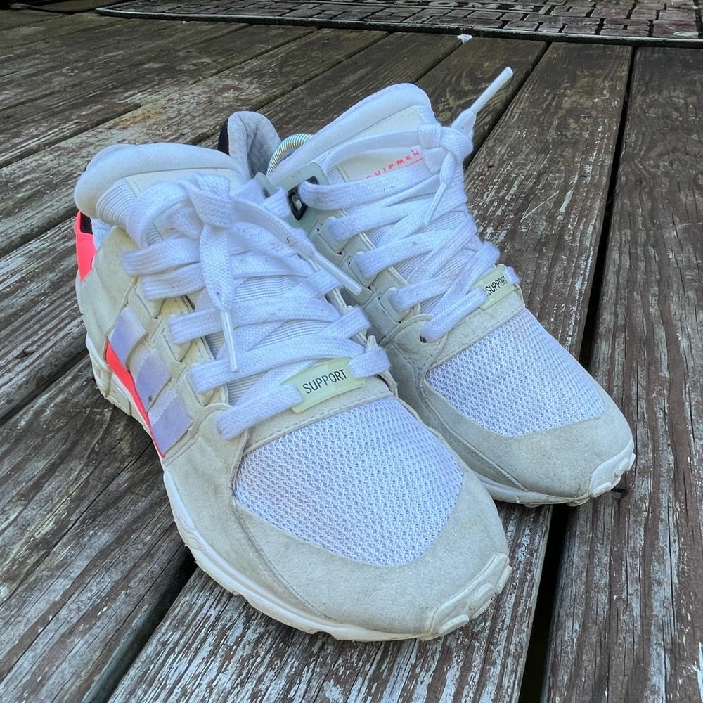 ADIDAS EQT SUPPORT ADV (SIZE 8/WORN/WHITE/RED)